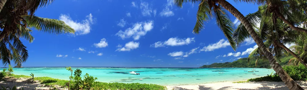 Croisière aux Seychelles - panorama plage