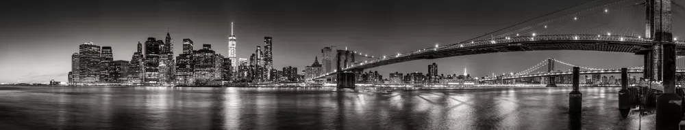 voyage à New-york - point de brooklyn noir et blanc